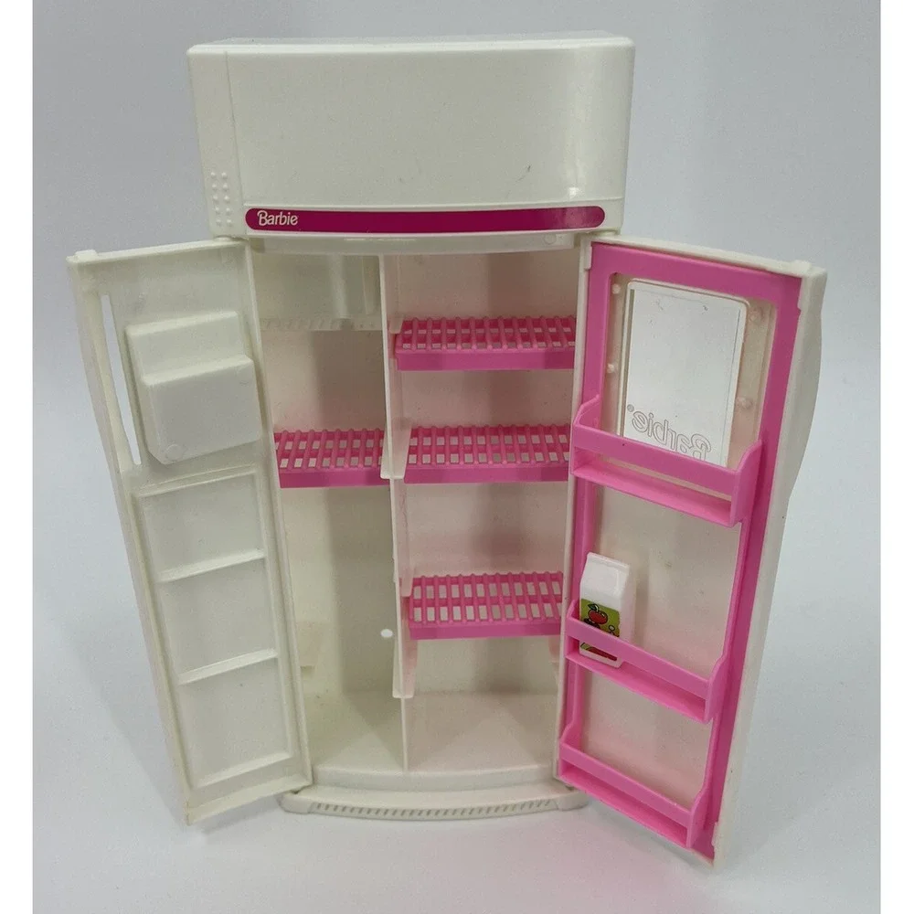 Vintage Barbie So Much To Do 1994 Kitchen Sink Dishwasher Refrigerator Hutch